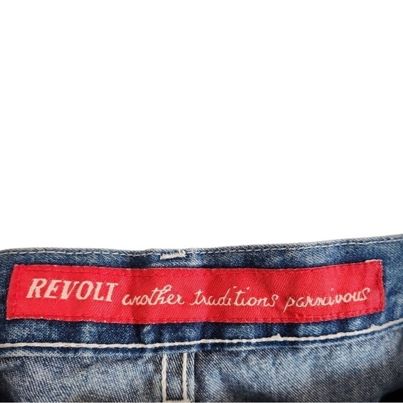 Vintage REVOLT Utility Cargo Jeans Size M/L - Picture 3 of 4